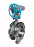 Double_triple eccentric design flanged_wafer butterfly valve